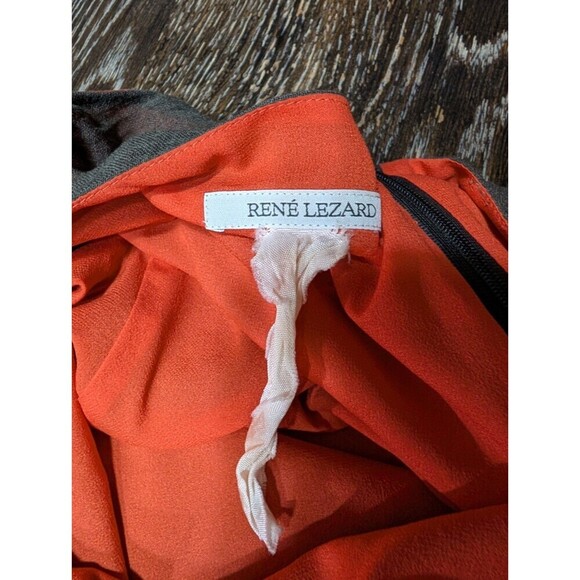 Rene Lezard Wool Sleeveless Sheath Dress Size 10 - Picture 6 of 8